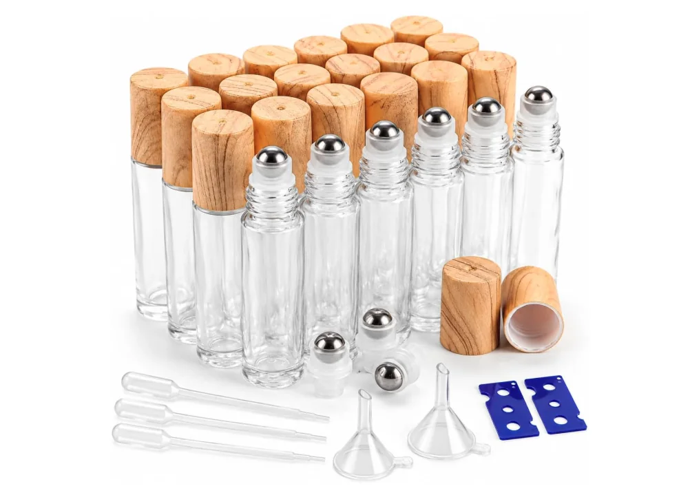 Flacons roll-on en verre (lot de 12)